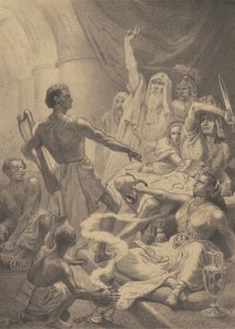 David spelar före Saul av Emanuel Gottlieb Leutze