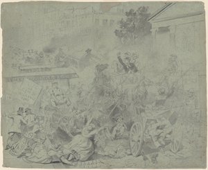 New York – Street Scene av Emanuel Gottlieb Leutze