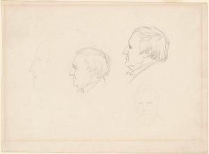 Studier av män av Emanuel Gottlieb Leutze