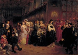 Uppvaktningen av Anne Boleyn, 1846.