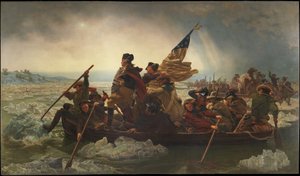 Washington korsar Delaware, 1851 av Emanuel Leutze