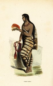Kvinna i Pampas lågland, Argentina av Emeric Essex (after) Vidal