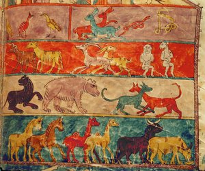 Djur inuti arken av Emeterio the Monk