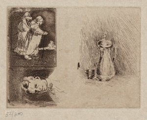Tre studier av Emil Carlsen