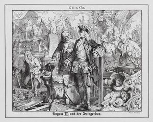 Augustus II, kurfurste av Sachsen och kung av Polen, och byggandet av Zwingerpalatset