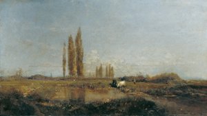 På Thaya nära Lundenburg av Emil Jakob Schindler