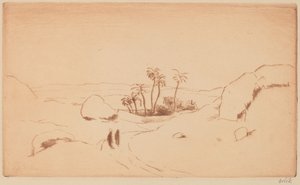 Oas i öknen av Emil Orlik