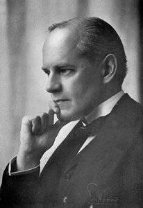John Galsworthy, engelsk romanförfattare och dramatiker, 1913.