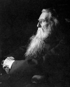John Ruskin, engelsk konstnär, poet och kritiker, c1897