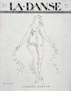Isadora Duncan (amerikansk dansare av irländskt ursprung av Emile Antoine Bourdelle