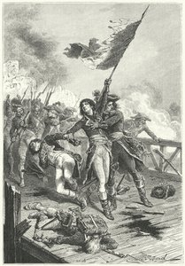 Napoleon Bonaparte på bron vid Arcole