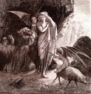 En helig man. 1866 (gravyr) av Emile Antoine Bayard