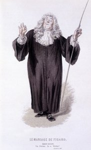Komplett verk av Beaumarchais (1732-1799) av Edouard Fournier. teckning av Emile Bayard. Ed. Laplace, Sanchez et Cie, Paris 1876. Det här är Brid
