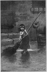 Cosette, illustration från 