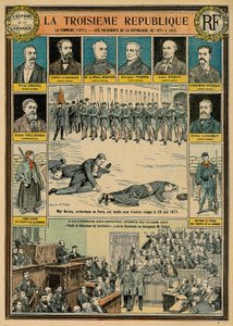 Tredje republiken och dess presidenter från 1871 till 1913 - Kommunen 1871 - Monsignor Darbois, arkevek i Paris, avrättades, sköts med andra gisslan den 28 maj 1871 - sammanträdet den 16 juni 1871 i Deputeradehuset: "Här är befriare av av Emile Antoine Bayard