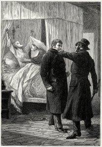 Victor Hugo "" Les Miserables"": Jean Valjean, som blev rik under namnet Monsieur Madeleine, mår bra runt honom. Men hans fiende polisinspektör Javert misstänker hans identitet och det slutar med att han arresteras, medan Fantine (Cosettes mamma) dör. Val