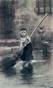 Unga Cosette av Emile Antoine Bayard
