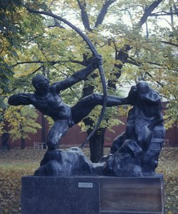 Hercules the Archer, 1909 (brons) av Emile Antoine Bourdelle