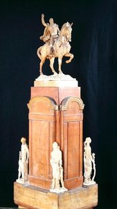 Maquette för monumentet till general Carlos Maria de Alvear (1788-1852) (trä och gips)