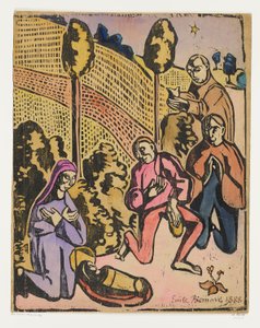 Herdarnas tillbedjan av Emile Bernard