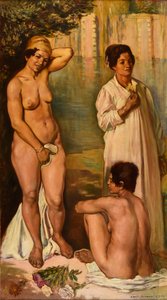 Fellah kvinnor badar av Emile Bernard