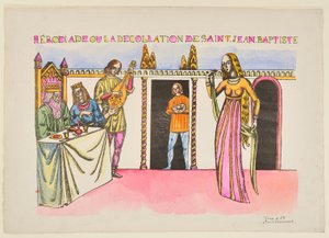 Herodias eller halshuggningen av Johannes Döparen av Emile Bernard