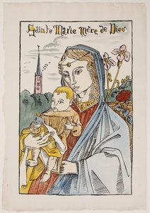 Heliga Maria, Guds moder, med en lilja av Emile Bernard