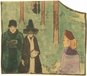 I skogen av Emile Bernard