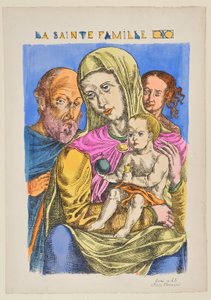 Den heliga familjen av Emile Bernard