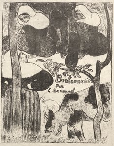 Les Bretonneries: Titelsida av Emile Bernard