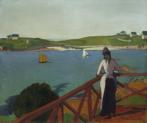 Eftermiddag i Saint-Briac. 1887 av Emile Bernard