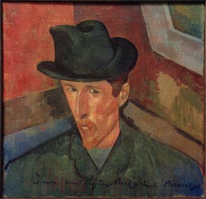 Porträtt av Eugène Boch av Emile Bernard