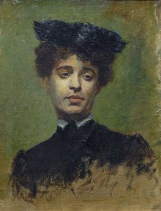 Porträtt av Marie Lemasson, 1892 av Emile Bernard