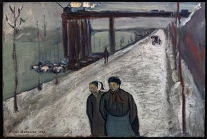 Quai de Clichy - 1887 (olja på duk) av Emile Bernard