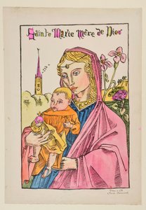 Den heliga Maria, Guds moder, med liljan av Emile Bernard