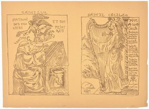 Der heilige Lukas av Emile Bernard