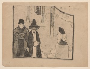 Promenaden av Emile Bernard