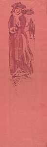 Kvinna med en muff (La Dame au Manchon) av Emile Bernard