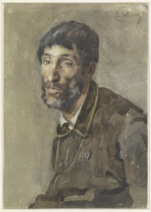 Porträtt av en man av Emile Charles Wauters