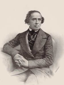 Porträtt av kompositören Giacomo Meyerbeer 1791-1864, 1857.