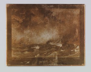 Förlisning Le Naufrage av Emile Frédéric Salmon (signed by artist)