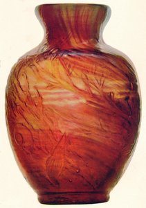 Glasvas av E. Galle, c1846-1903, 1903 av Emile Galle