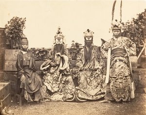 Teaterkostymer, Saigon, Cochinchina, 1866.