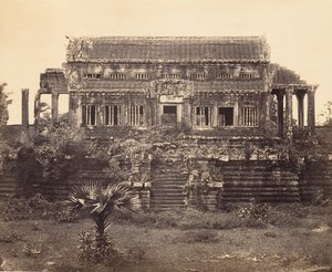 Stora pagoden - North Edicule, 1866. av Emile Gsell