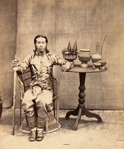 Phra-Kéo-Pha, kungens bror, 1866. av Emile Gsell