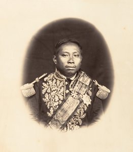 H. M. Norodon, kung av Kambodja, 1866.