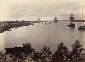 Vy över Saigon ark nr 3, 1866.