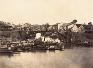 Utsikt över den kinesiska staden Cholen Blad nr 2, Saigon, Cochinchina, 1866.