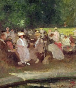 Sommar i parken, ca 1881 av Emile Hoeterickx