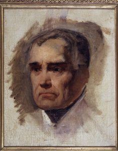 Porträtt av Henri Gatien, greve Bertrand av Emile Jean Horace Vernet